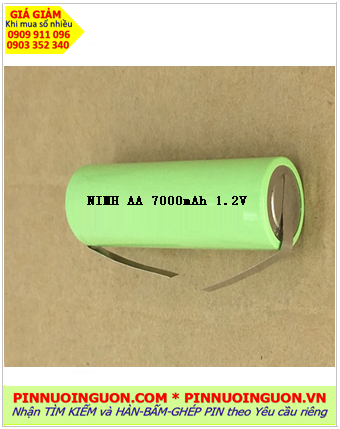 Pin sạc NiMh AA700mAh, Pin máy cạo râu NiMh AA700mAh /Nhận hàn bấm chế ghép pin theo yêu cầu